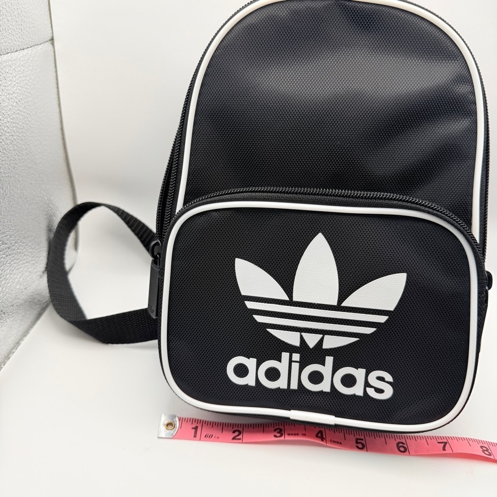 Adidas Classic Black and White Mini Backpack - Picture 9 of 12